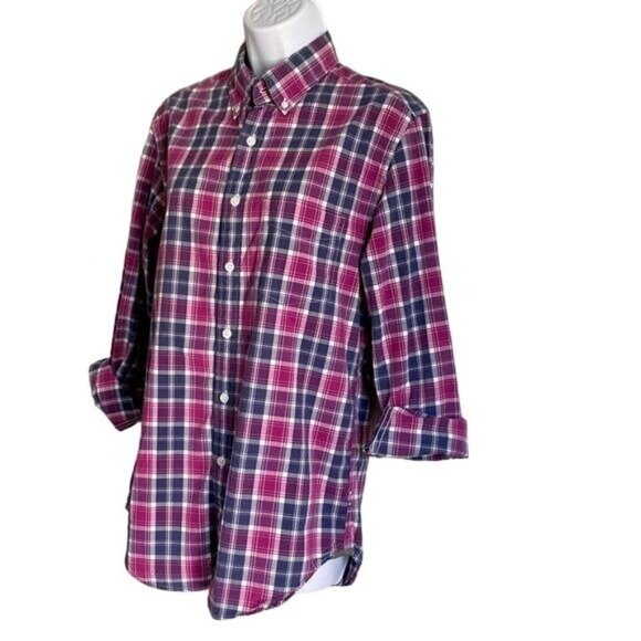 J. Crew Tartan Womens Long Sleeve Button Down Shirt Small - Picture 4 of 8